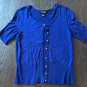 WHBM royal blue cardigan